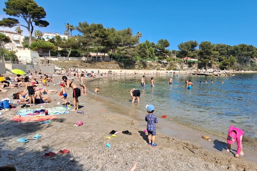 Magnifique T2 - Les Pieds Dans L'Eau Piscine/Plage Кари Ле Рует Екстериор снимка